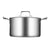 Soga 22cm Stainless Steel Soup Pot Stock Cooking Stockpot Heavy Duty Thick Bottom With Glass Lid
