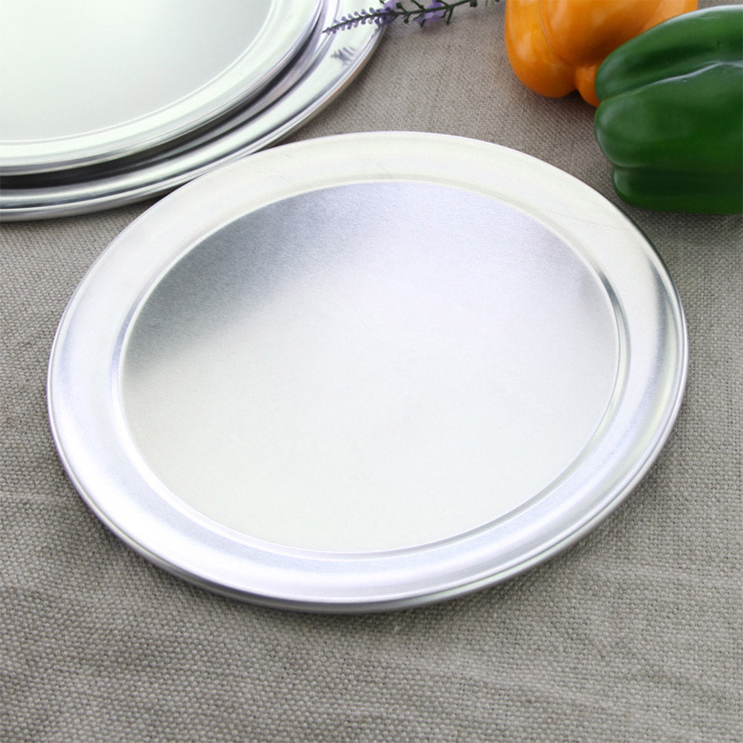 Soga 6 X 11 Inch Round Aluminum Steel Pizza Tray Home Oven Baking Plate Pan