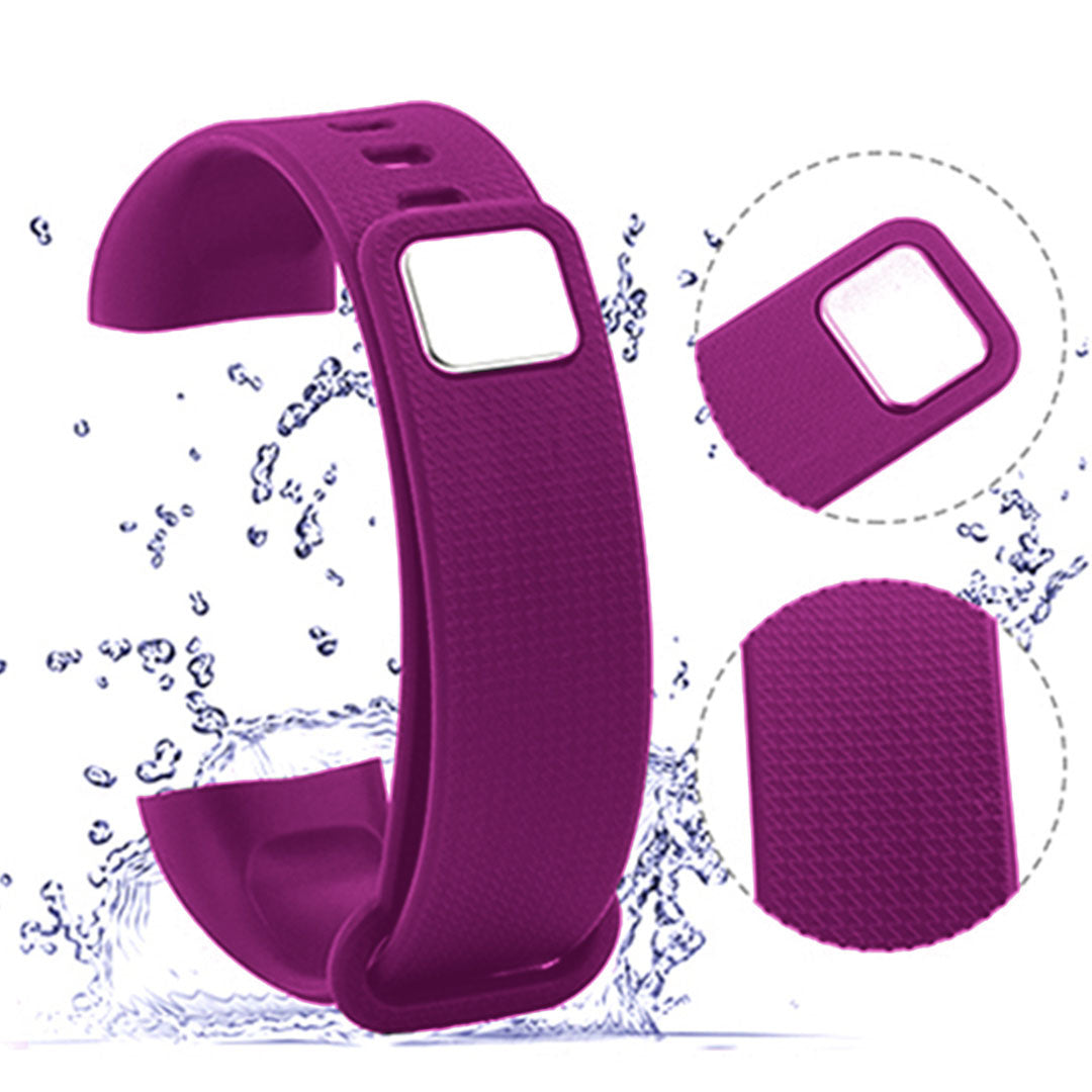 Soga Smart Watch Model Rd11 Compatible Sport Strap Wrist Bracelet Band Purple