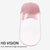 Outdoor Protection Hat Anti Fog Pollution Dust Protective Cap Full Face Hd Shield Cover Kids Pink