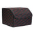 Soga 4 X Leather Car Boot Collapsible Foldable Trunk Cargo Organizer Portable Storage Box Black/Red Stitch Medium