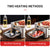 2 X 36 Cm Portable Stainless Steel Outdoor Chafing Dish Bbq Fish Stove Grill Plate