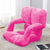 Soga 2 X Foldable Lounge Cushion Adjustable Floor Lazy Recliner Chair With Armrest Pink