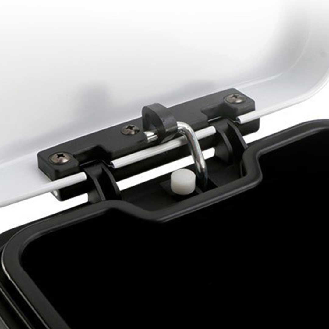 Soga 2 X 12 L Foot Pedal Stainless Steel Rubbish Recycling Garbage Waste Trash Bin Square White