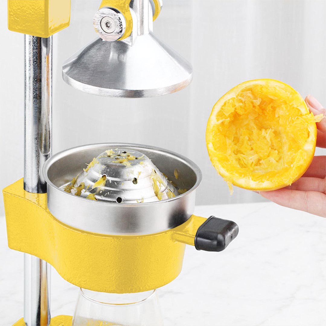 Soga 2 X Commercial Manual Juicer Hand Press Juice Extractor Squeezer Orange Citrus Yellow