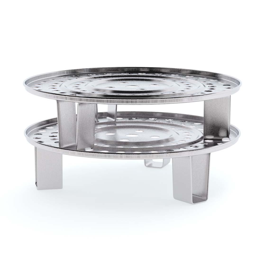 Soga 34cm Stainless Steel Steamer Insert Stock Pot Steaming Rack Stockpot Tray