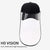 2 X Outdoor Protection Hat Anti Fog Pollution Dust Protective Cap Full Face Hd Shield Cover Kids Black