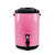 Soga 4 X 14 L Stainless Steel Insulated Milk Tea Barrel Hot And Cold Beverage Dispenser Container With Faucet Pink