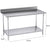 Soga Commercial Catering Kitchen Stainless Steel Prep Work Bench Table With Back Splash 150*70*85cm