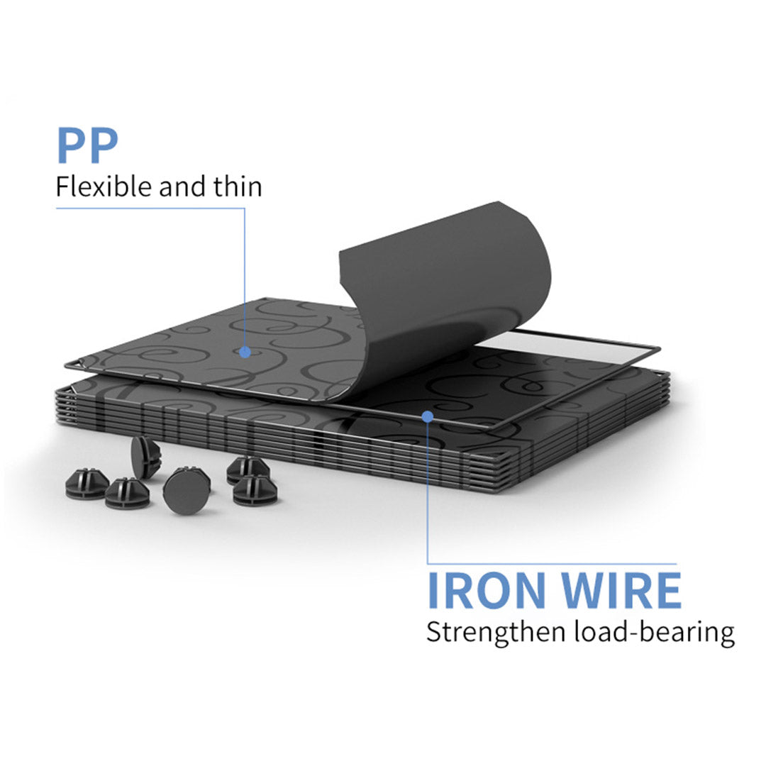 Soga 6 Tier 2 Column Shoe Rack Organizer Sneaker Footwear Storage Stackable Stand Cabinet Portable Wardrobe With Cover