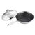 Soga 2 X 18/10 Stainless Steel Fry Pan 30cm Frying Pan Top Grade Cooking Non Stick Interior Skillet With Lid