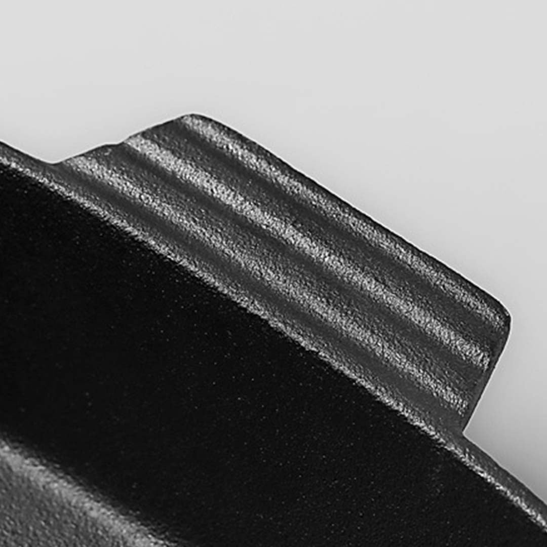 Soga 2 X 33cm Cast Iron Rectangle Bread Cake Baking Dish Lasagna Roasting Pan