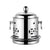 Soga 4 X Stainless Steel Mini Asian Buffet Hot Pot Single Person Shabu Alcohol Stove Burner With Lid