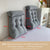 Soga 4 X 45cm Grey Triangular Wedge Lumbar Pillow Headboard Backrest Sofa Bed Cushion Home Decor