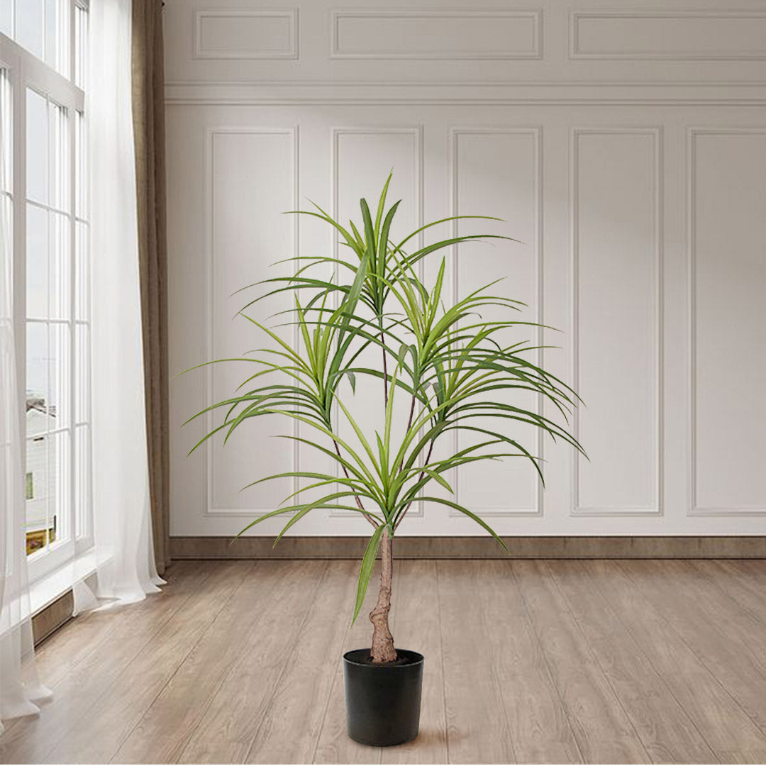Soga 4 X 90cm Artificial Natural Green Dracaena Dragon Tree Fake Tropical Indoor Plant Home Office Decor
