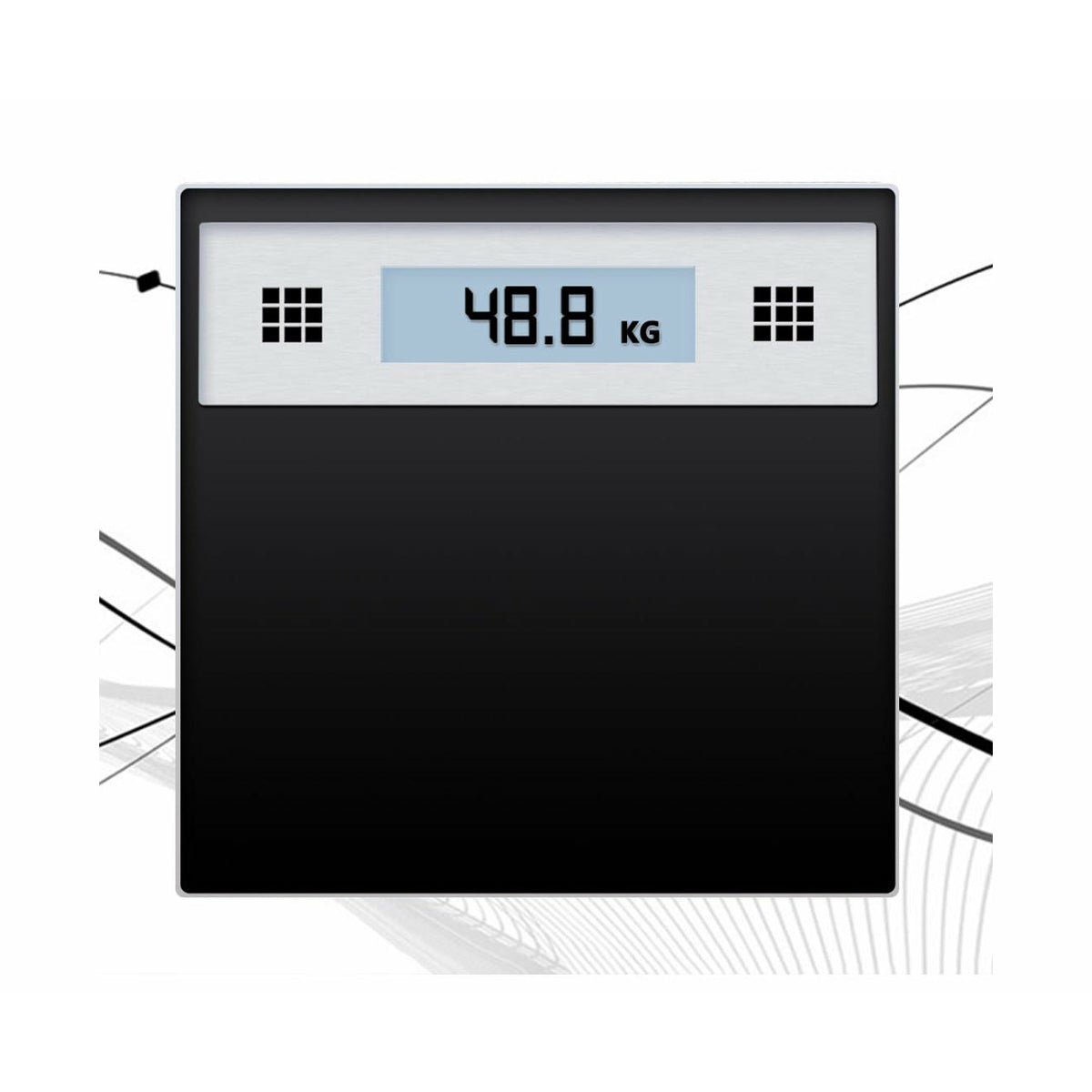 Soga 2 X 180kg Electronic Talking Scale Weight Fitness Glass Bathroom Scale Lcd Display Stainless