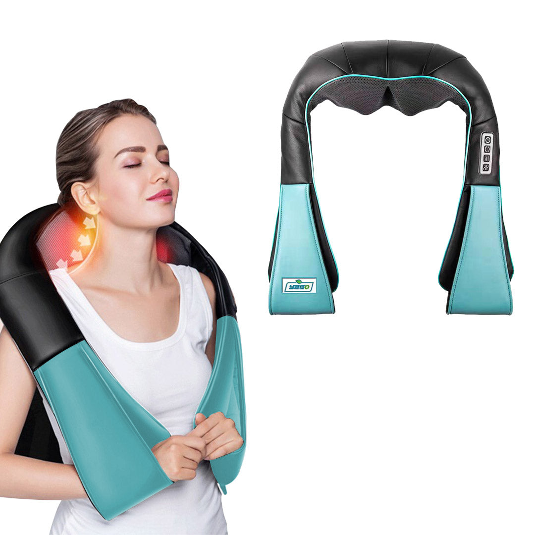 Soga 2 X Electric Kneading Back Neck Shoulder Massage Arm Body Massager Blue