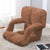 Soga 4 X Foldable Lounge Cushion Adjustable Floor Lazy Recliner Chair With Armrest Coffee