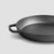 Soga 25cm Round Cast Iron Frying Pan Skillet Steak Sizzle Platter With Helper Handle