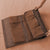 2X Coffee Double Sided Hanging Storage Bag Underwear Bra Socks Mesh Pocket Hanger Home Organiser