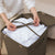 Coffee Large Collapsible Laundry Hamper Storage Box Foldable Canvas Basket Home Organiser Decor