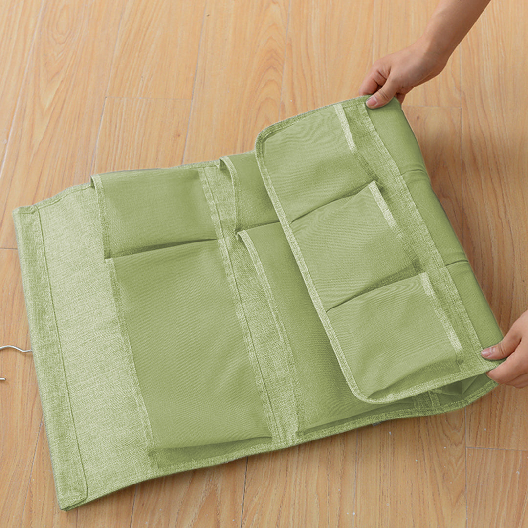 2X Green Double Sided Hanging Storage Bag Underwear Bra Socks Mesh Pocket Hanger Home Organiser