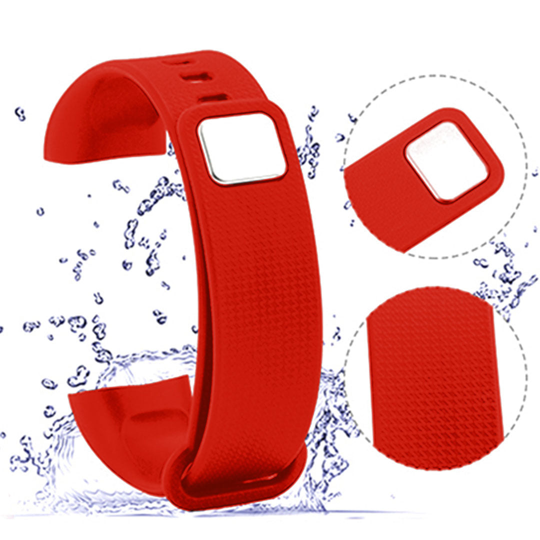 Soga Smart Watch Model Rd11 Compatible Sport Strap Wrist Bracelet Band Red