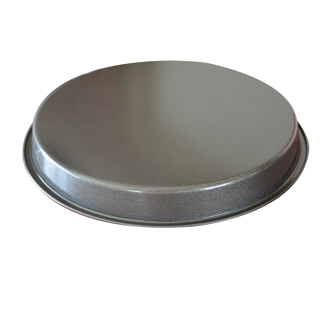 Soga 2 X 10 Inch Round Black Steel Non Stick Pizza Tray Oven Baking Plate Pan