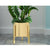 Soga 4 X 30 Cm Gold Metal Plant Stand With Flower Pot Holder Corner Shelving Rack Indoor Display