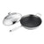 Soga 18/10 Stainless Steel Fry Pan 32cm Frying Pan Top Grade Non Stick Interior Skillet With Helper Handle And Lid