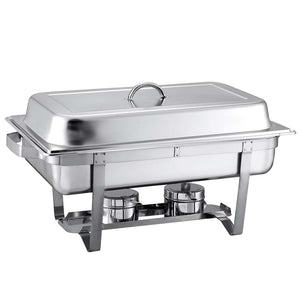 Soga 2 X 9 L Stainless Steel Chafing Food Warmer Catering Dish Full Size