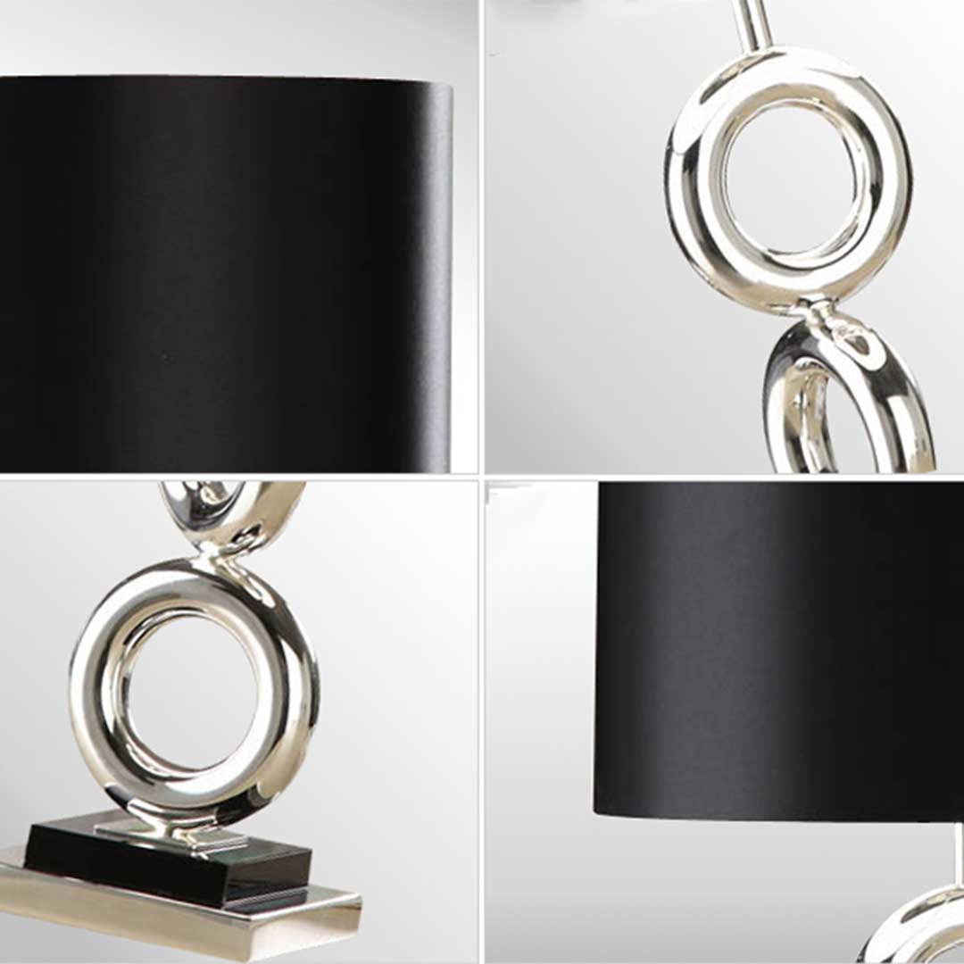 Soga 4 X Simple Industrial Style Table Lamp Metal Base Desk Lamp