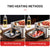 2 X 40 Cm Portable Stainless Steel Outdoor Chafing Dish Bbq Fish Stove Grill Plate