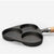 Soga 2 X 3 Mold Cast Iron Breakfast Fried Egg Pancake Omelette Fry Pan