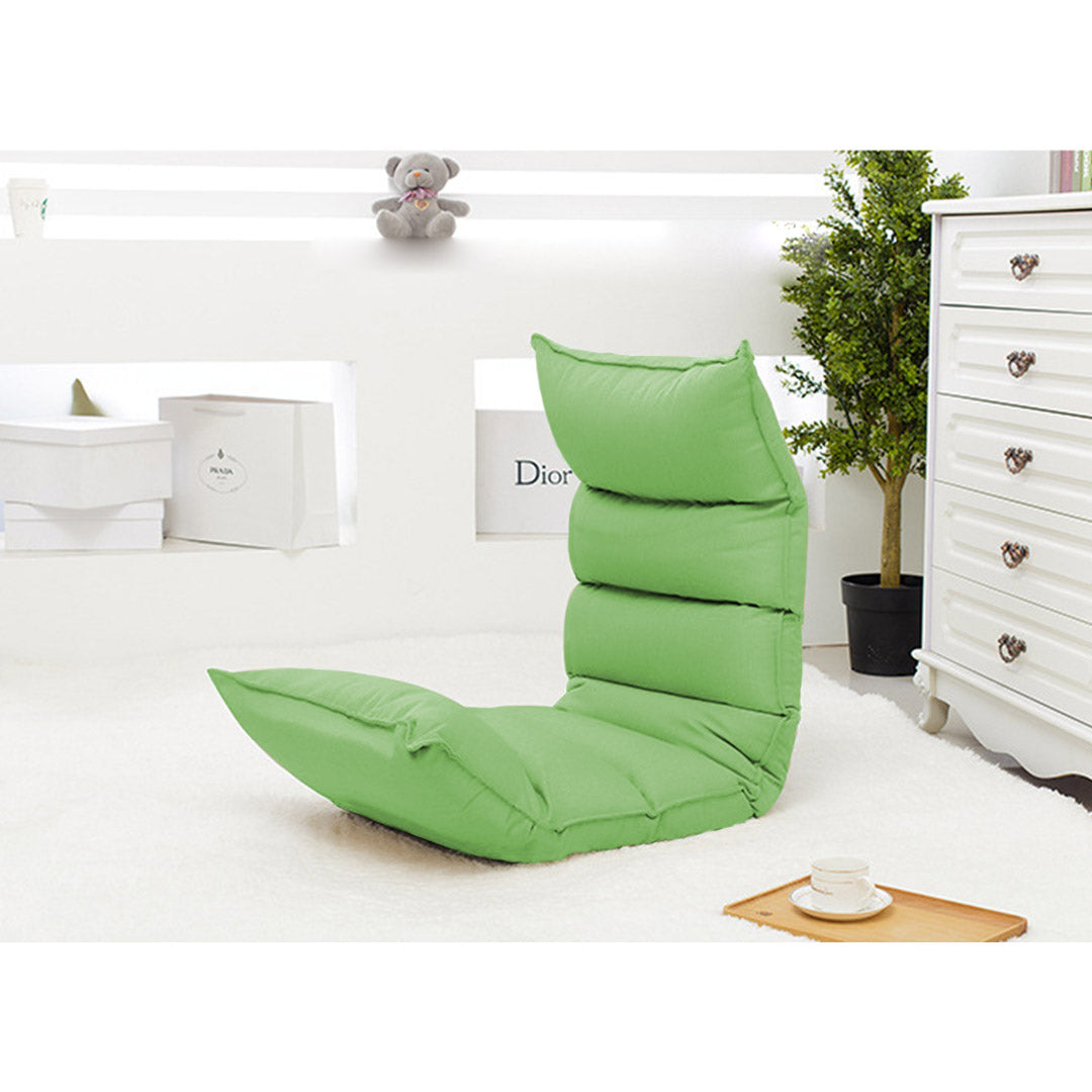 Soga 4 X Foldable Tatami Floor Sofa Bed Meditation Lounge Chair Recliner Lazy Couch Green