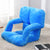 Soga 4 X Foldable Lounge Cushion Adjustable Floor Lazy Recliner Chair With Armrest Blue