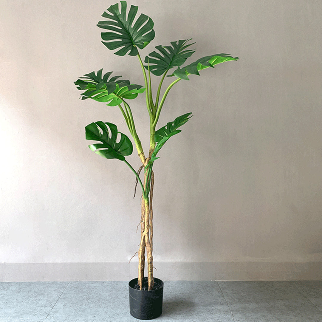 Soga 2 X 160cm Green Artificial Indoor Turtle Back Tree Fake Fern Plant Decorative