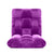 Soga 2 X Floor Recliner Folding Lounge Sofa Futon Couch Folding Chair Cushion Purple