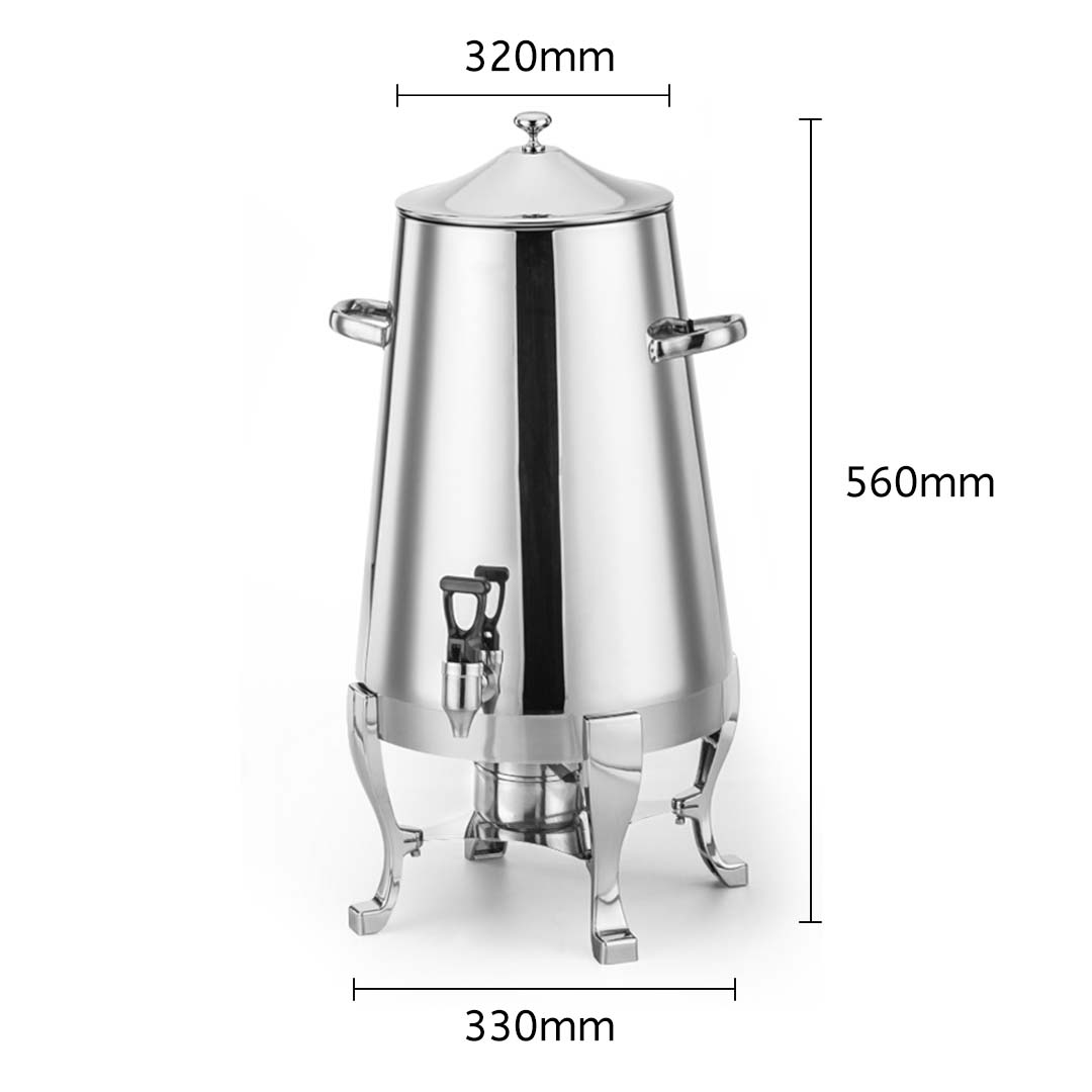 Soga 2 X Stainless Steel 13 L Juicer Water Milk Coffee Pump Beverage Drinking Utensils