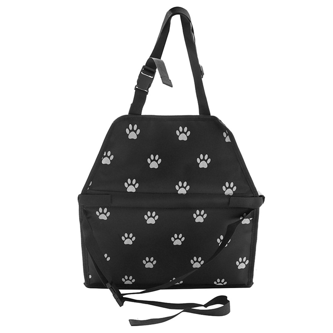 Soga Waterproof Pet Booster Car Seat Breathable Mesh Safety Travel Portable Dog Carrier Bag Black