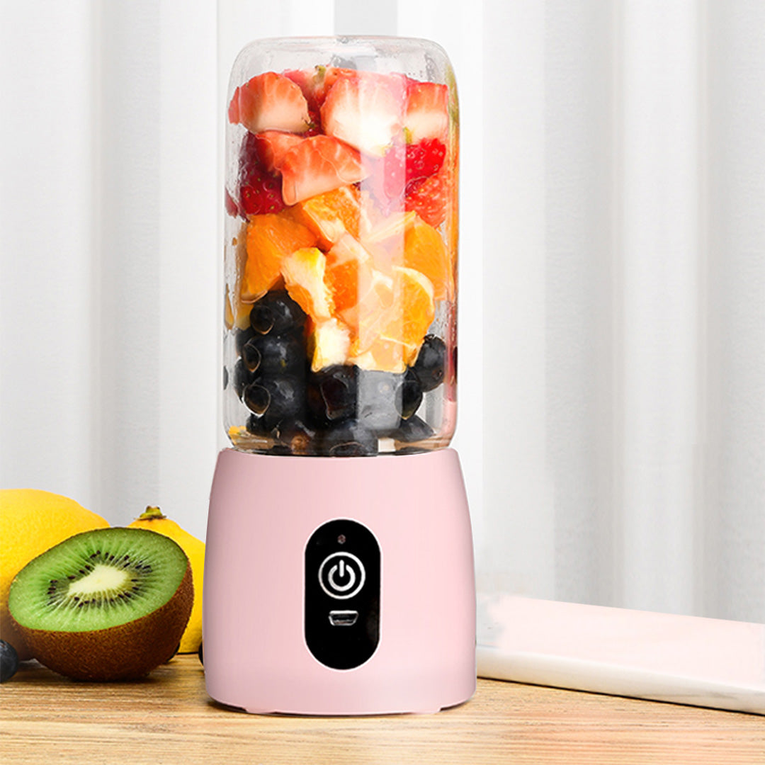 Soga 2 X Portable Mini Usb Rechargeable Handheld Juice Extractor Fruit Mixer Juicer Pink