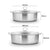 Stainless Steel 26cm 30cm Casserole With Lid Induction Cookware