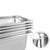 Soga 6 X Gastronorm Gn Pan Full Size 1/3 Gn Pan 15cm Deep Stainless Steel Tray With Lid