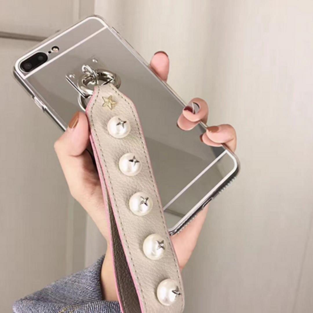 Luxury Fashionable Durable Silver Mirror Back I Phone Case 6s Plus