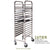 Soga 2 X Gastronorm Trolley 16 Tier Stainless Steel Cake Bakery Trolley Suits 60*40cm Tray