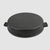 Soga 2 X 25cm Round Ribbed Cast Iron Frying Pan Skillet Steak Sizzle Platter With Handle