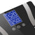 Soga 2 X Glass Lcd Digital Body Fat Scale Bathroom Electronic Gym Water Weighing Scales Black/Blue