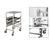Soga Gastronorm Trolley 7 Tier Stainless Steel Bakery Trolley Suits 60cmx40cm Tray With Working Surface