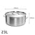 Soga Stock Pot 23 L Top Grade Thick Stainless Steel Stockpot 18/10