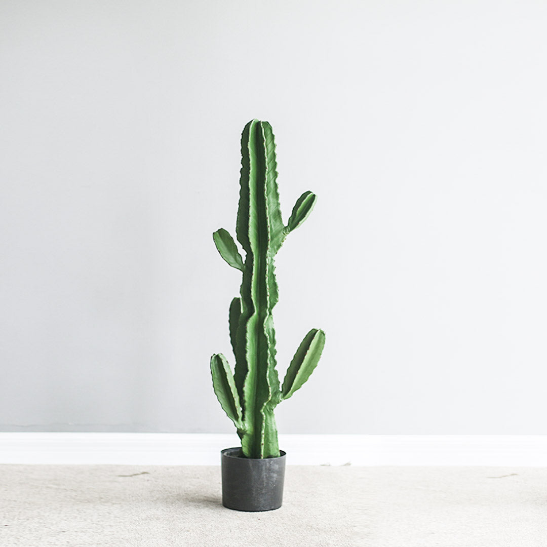 105cm Green Artificial Indoor Cactus Tree Fake Plant Simulation Decorative 6 Heads